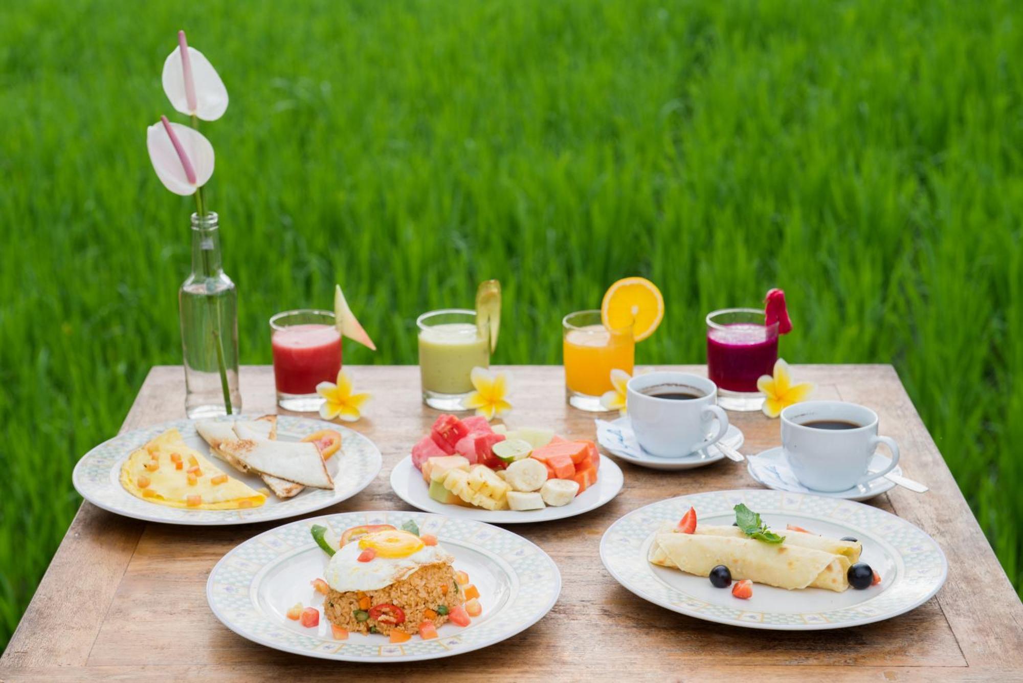 Sari Bungalow أوبود الغرفة الصورة