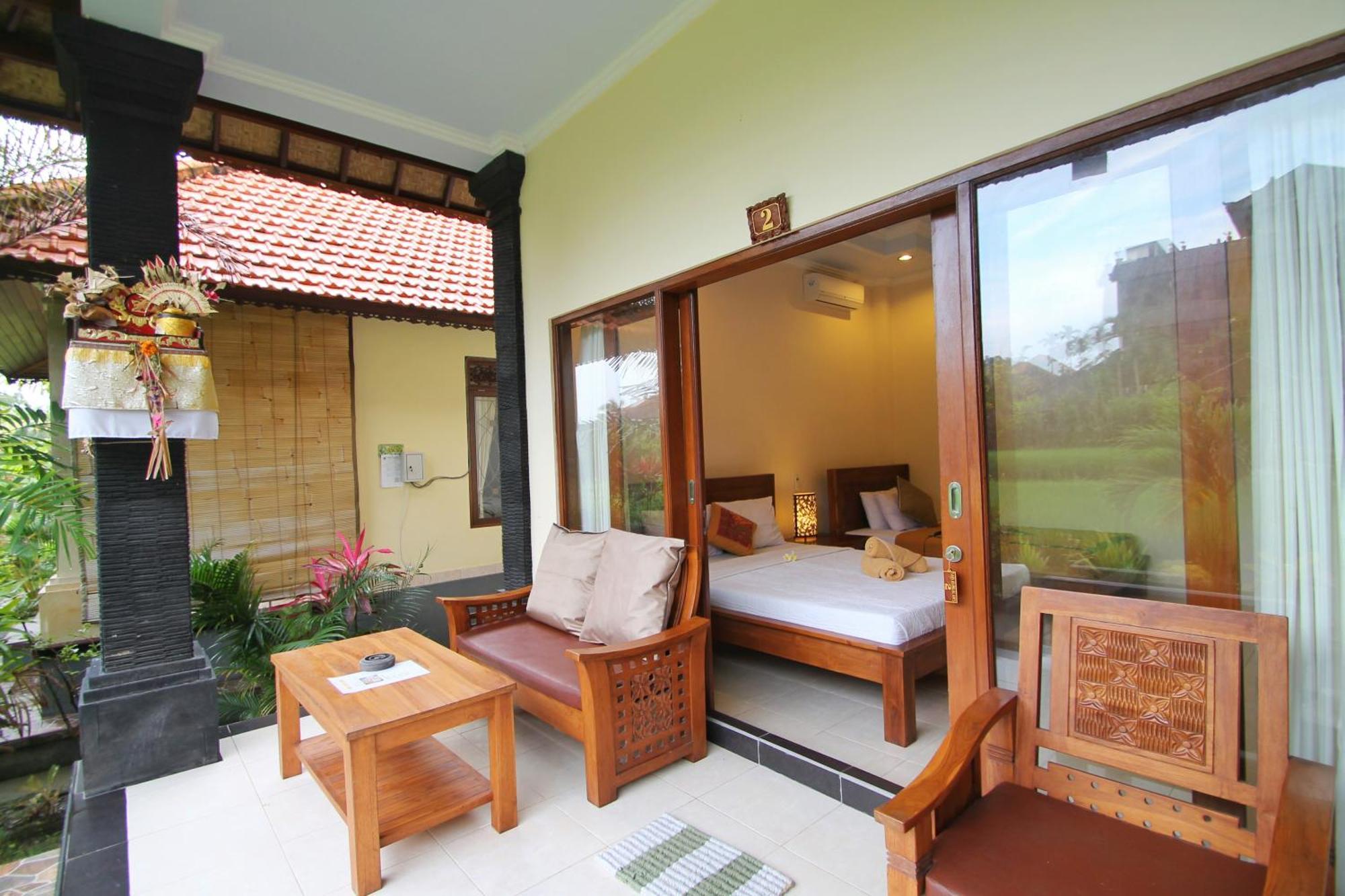 Sari Bungalow أوبود الغرفة الصورة